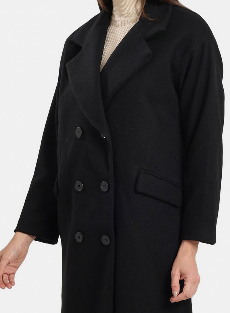 Clue Midi Coat With Notch Collar - Image 5